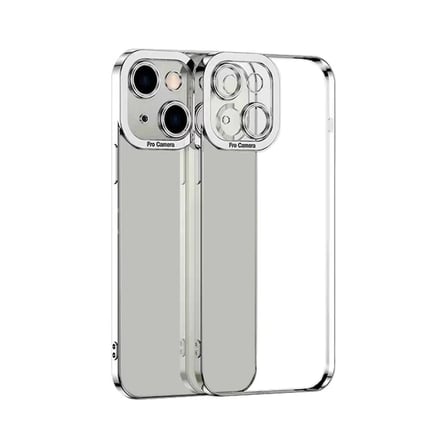ALLY Fashion Series iPhone  Mini .inç Kılıf Renkli Kenar Lazer Çerçeveli Silikon Kılıf-()