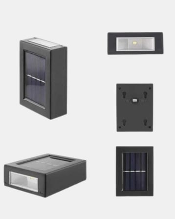 Solar Dış Mekan Aplik Su Geçirmez Dayanıklı LED Aydınlatmalı