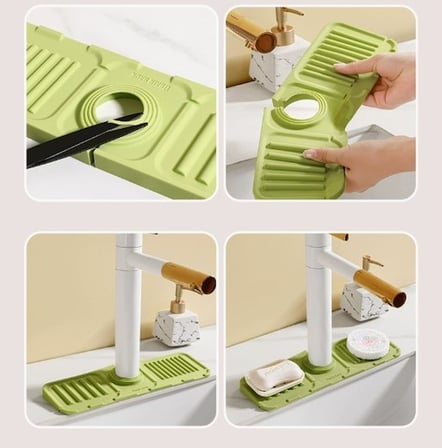 Mutfak Banyo Lavabo Kenarı Silikon Mat Gri (5372)