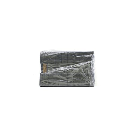 GRİ 2 BOY YUVARLAK BAMBU KENAR ORGANİZER SEPET AHŞAP ALTLIK - BEZLİ ÇAP=22X24CM (5372)