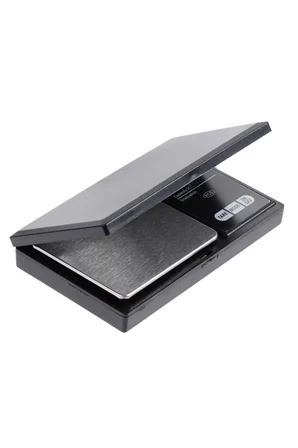 Professional Hassas Terazi 500 gram Kapasiteli 0.1 Hassasiyetli Dijital Kapaklı Tartı (5372)
