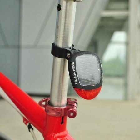 LED Güneş Enerjisi ile Şarj Edilebilir Bisiklet Kuyruk Lambası Solar Bisiklet Lambası (5372)
