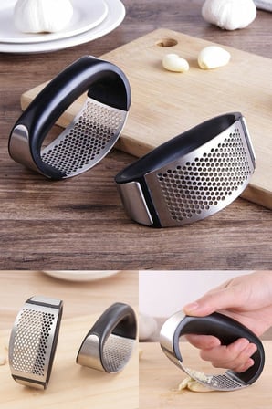 Yeni Sarımsak Ezici Paslanmaz Çelik Garlic Press (5372)