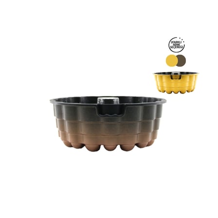 DÖKÜM GÖBEKLİ KEK KALIP ATOM ÇAP: 26CM - DERİNLİK: 8CM (5372)