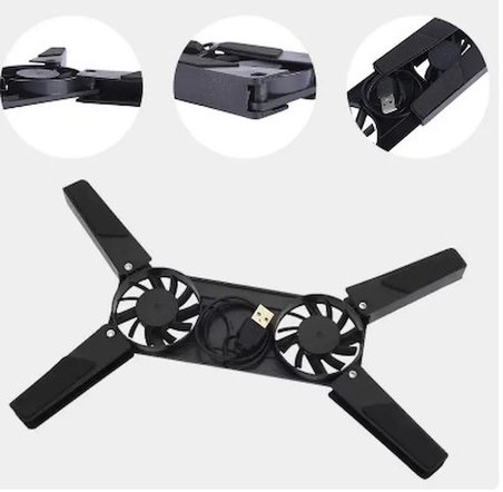 Katlanabilir Laptop Soğutucu  fanlı ()