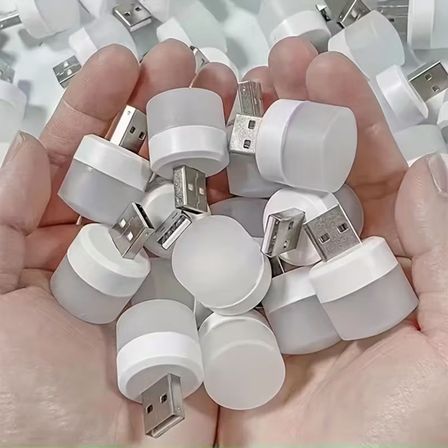 USB Mini Top LED ’lu Aydınlatma Seti – Beyaz Renkli Gece Lambası, Enerji Tasarruflu Mikro LED Işıklar ()
