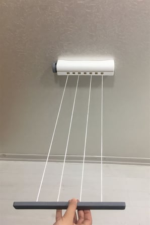 Pratik Portatif Yeni Nesil Çek As  Kolay Askılık 4 İpli Askılık (5372)