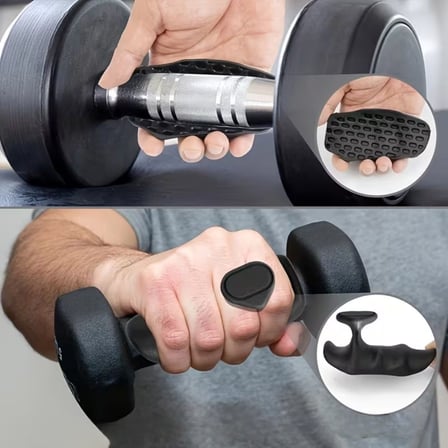 2 Adet Sporcu El Koruma Silikonu – Fitness, Ağırlık Kaldırma ve Antrenman İçin Kaymaz El Pedi (5372)