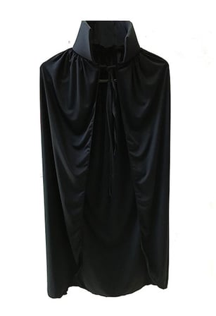 Sİyah Yakalı Pelerin - Vampir Pelerin - Dracula Pelerin 90 cm (5372)