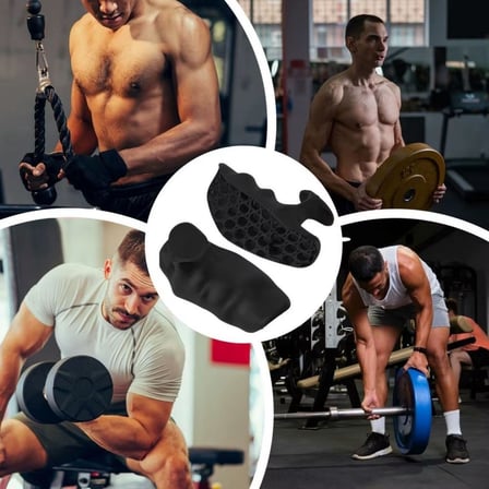 Adet Sporcu El Koruma Silikonu – Fitness, Ağırlık Kaldırma ve Antrenman İçin Kaymaz El Pedi ()