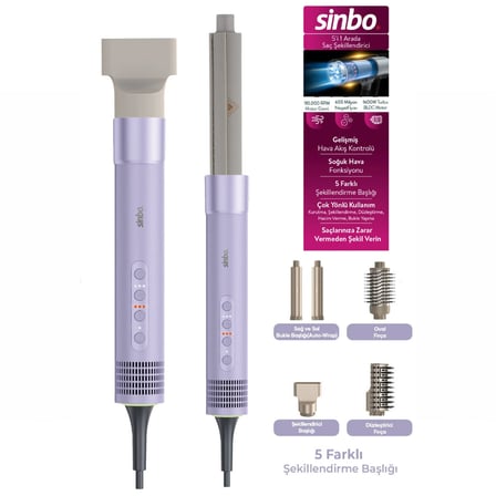 SAÇ ŞEKİLLENDİRME CİHAZI 110.000RPM 5 BAŞLIK - 3 HIZ - SICAKLIK AYAR SHD-1760 (5372)