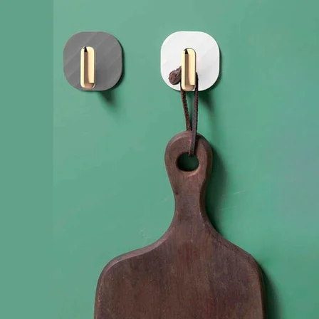 2li Yapışkanlı Retro Askılık Dolap Kapak Kulpu Gri (5372)