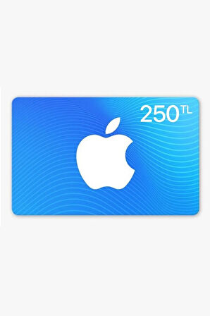 250 Tl Tutarında App Store Hediye Kartı