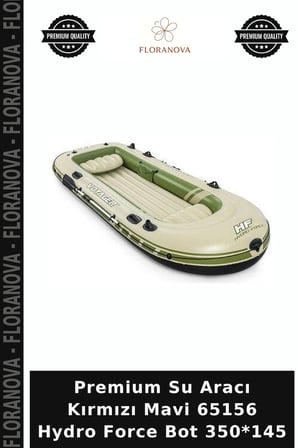 Premium Su Aracı Kırmızı Mavi 65156 Hydro Force Bot 350*145