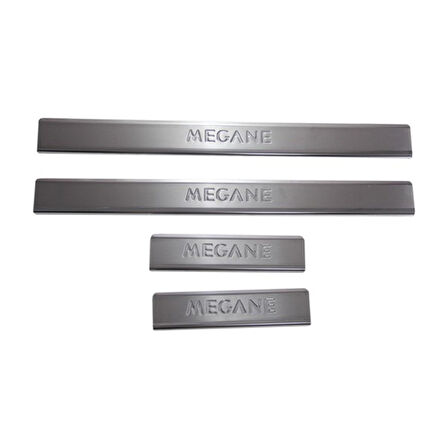 Kapı Eşiği Krom 4 Parça Megane HB 2004-2010 Arası Modeller İçin