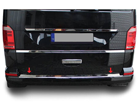 Arka Tampon Eşiği Krom T6 Transporter Van 2015 Ve Sonrası Modeller İçin