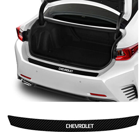 Chevrolet Captiva İçin Uyumlu Aksesuar Oto Arka Tampon Bagaj Koruyucu Sticker 92*7 Cm