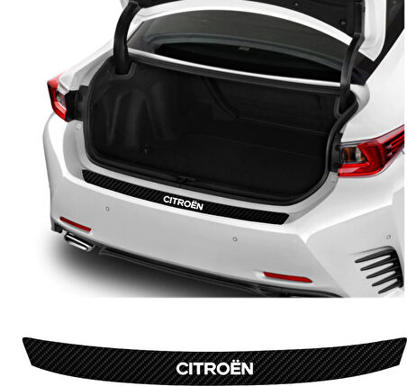Citroen Berlingo İçin Uyumlu Aksesuar Oto Arka Tampon Bagaj Koruyucu Sticker 92*7 Cm
