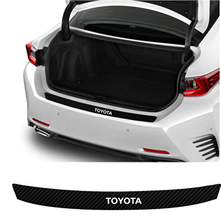Toyota Auris İçin Uyumlu Aksesuar Oto Arka Tampon Bagaj Koruyucu Sticker 92*7 Cm
