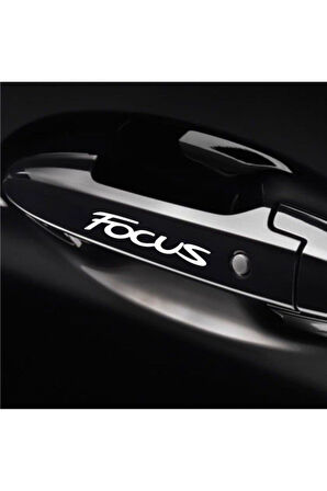 Focus İçin Uyumlu Kapı Kolu /Jant Sticker Seti 10 Adet 10 x 1,5 cm