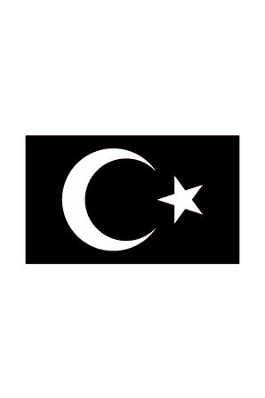Türk Bayrağı Sticker (Oto-Motor-Laptop-Duvar-Dekor) 10 x 6 cm