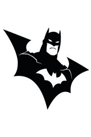 Batman (Oto-Motor-Laptop-Duvar-Dekor) 10 x 9 cm