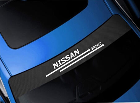 Nissan Navara İçin Oto Ön Cam Karbon Sticker 100 x 20 cm