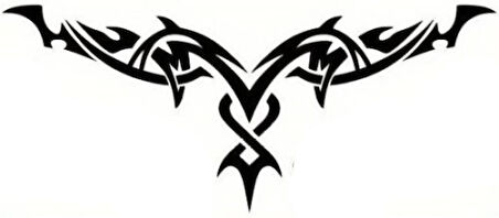 Tribal Kanat Oto Kaput Sticker  90 x 38 cm