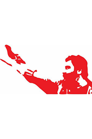 Ahmet Kaya Tasarım Sticker (Oto-Motor-Laptop-Duvar-Dekor) 30 x 16 cm