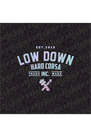 Low Down Hard Corsa Arka Cam Hologram Sticker 40 x 31 cm