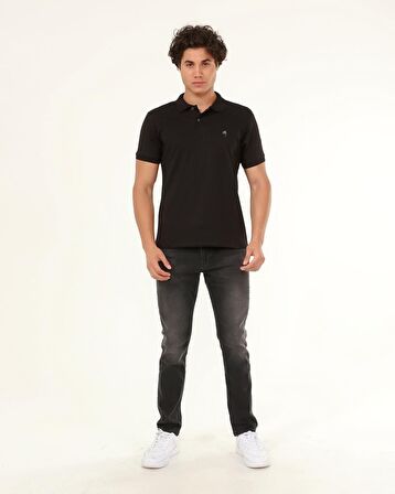 Polo Yaka Lakost örgü t-shirt