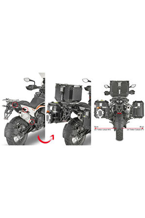 Plor7710cam Ktm 790 Adventure (19-20) - Adventure R (19-20) Yan Çanta Taşıyıcı