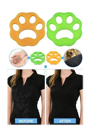 2 Adet Kedi Köpek Tüy Kıl Çamaşır Makinesi İçi Giysi Battaniye Saç vb. Şeyleri Temizleme Aparatı