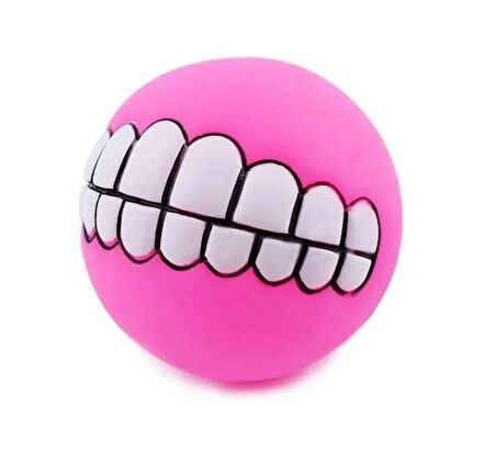 Köpek Oyuncağı - Teeth Ball Pembe