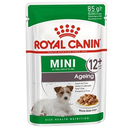 Royal Canin Mini Ageing +12 Soslu Köpek Konservesi 85 gr