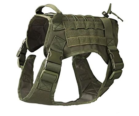 Köpek Göğüs Tasması Combat Yeşil