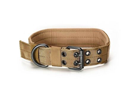 Köpek Boyun Tasması Military Bej
