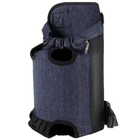 Köpek Taşıma Köpek Ana Kucağı - Kedi Ana Kucağı Denim Lacivert
