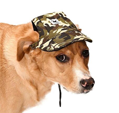 Küçük ve Orta Irk Köpekler için Şapka Camo