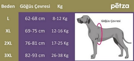 Köpek Mont Flarex Tasmalı