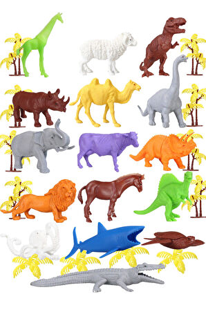 Toy Play 28 Parça Büyük Hayvanlar Alemi Figür Seti SKU720-713-706-690