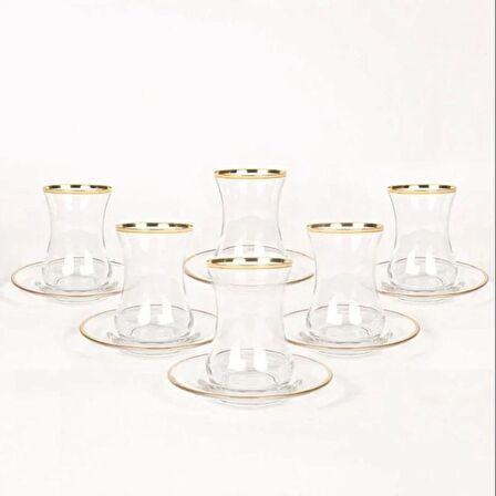 Rakle Avantgarde Gold 12 Parça Çay Seti