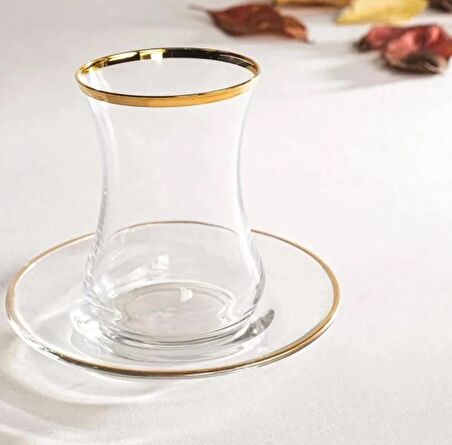 Rakle Avantgarde Gold 12 Parça Çay Seti