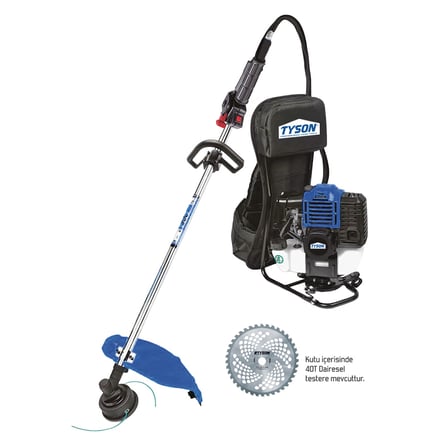 Tyson Sırt tipi benzinli motorlu tırpan 52 cc 1,6 kW – TYS9871