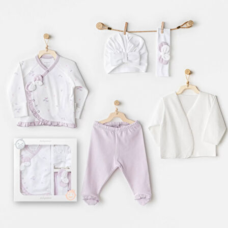 Magical Butterfly 5'li Hastane Çıkış Seti White