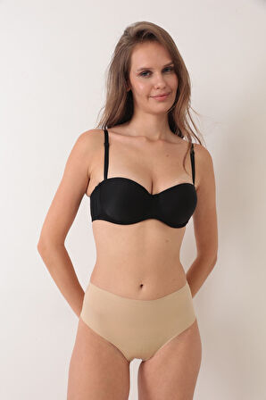 Ten Lazer Kesim Düşük Bel Tangalı Korse Külot