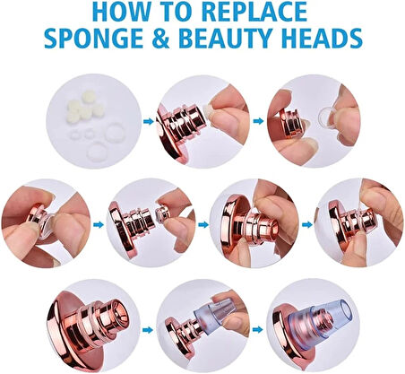 Şarjlı Siyah Nokta Temizleme Cihazı 5 Başlıklı