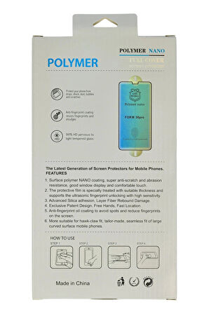 iPhone 15 Polymer Nano Ekran Koruyucu