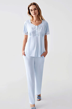 Freshness 322 Kadın Sabahlıklı Pijama Takımı