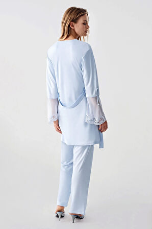 Freshness 322 Kadın Sabahlıklı Pijama Takımı